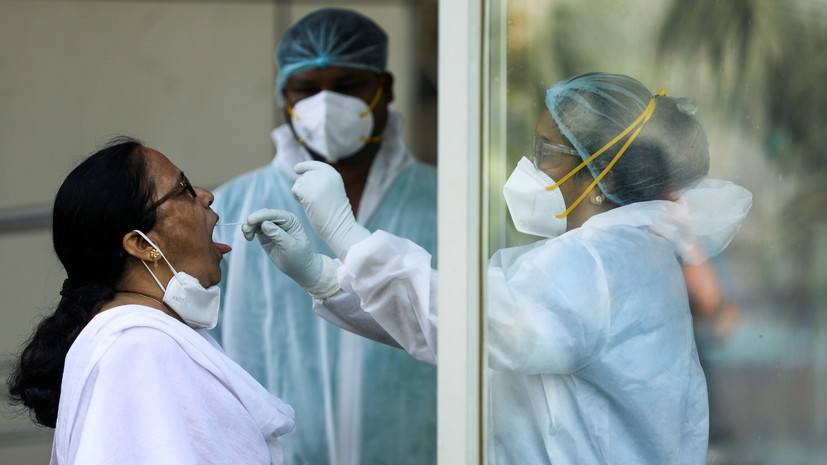 В Индии за сутки выявили более 18 тысяч случаев коронавируса