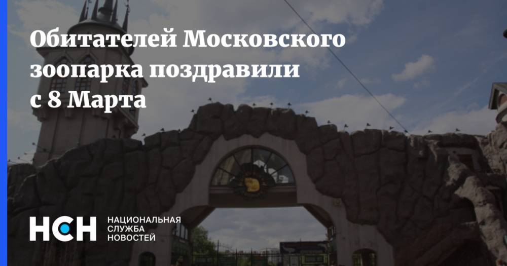 Обитателей Московского зоопарка поздравили с 8 Марта