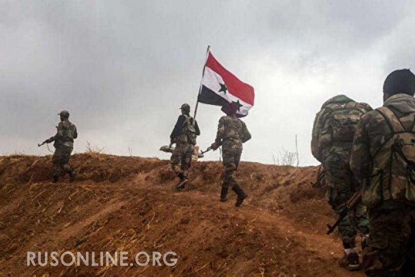 Сирийская армия, при поддержке ВКС России, успешно отбила у боевиков ещё часть Идлиба
