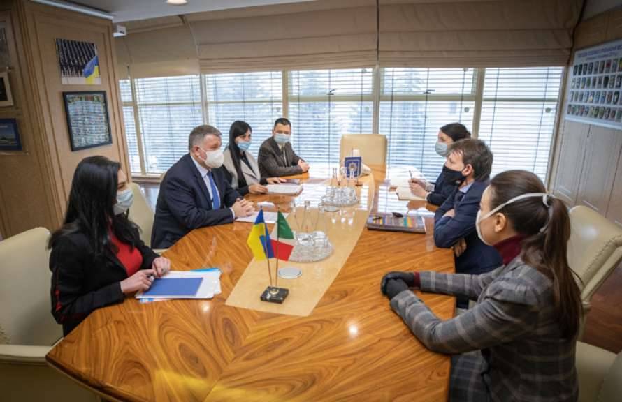 Аваков встретился с новоназначенным Послом Итальянской Республики в Украине
