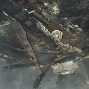 Во время пожара в Запорожье погиб мужчина. Фото
