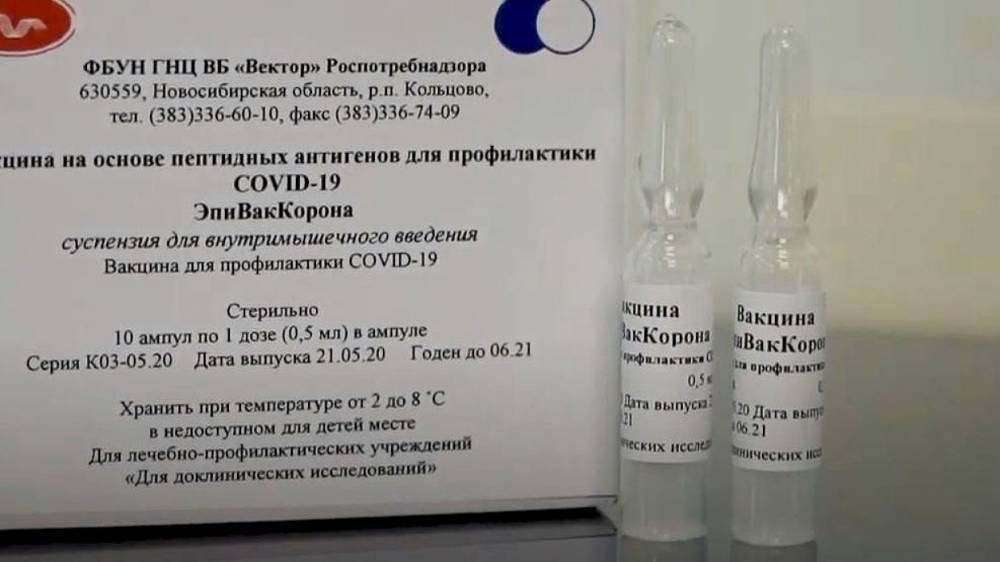 В РФ уменьшили стоимость вакцины от коронавируса "ЭпиВакКорона"