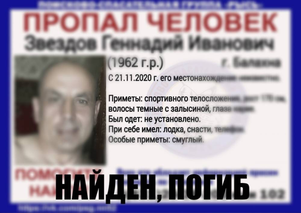 Тело пропавшего почти полгода назад рыбака нашли в Нижегородской области