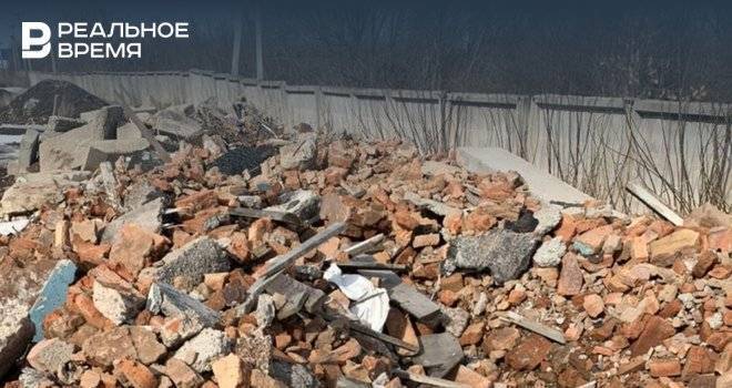 В Альметьевске обнаружили свалку строительных отходов площадью 140 кв. м