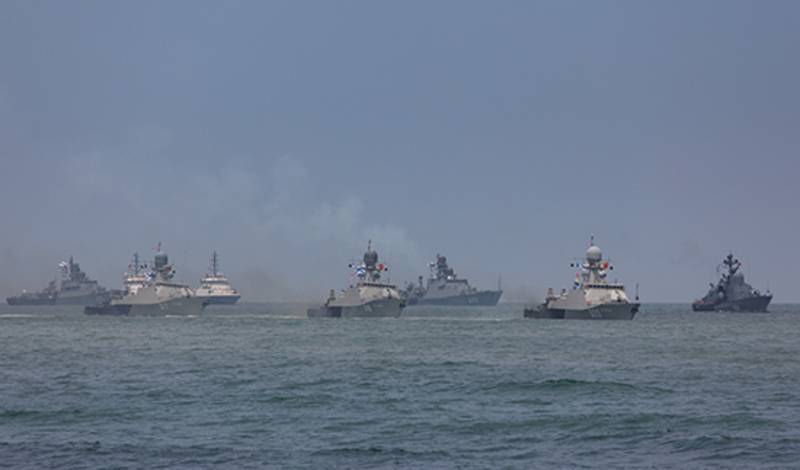 Экипажи ракетных кораблей Каспийской флотилии вышли в море для боевых стрельб
