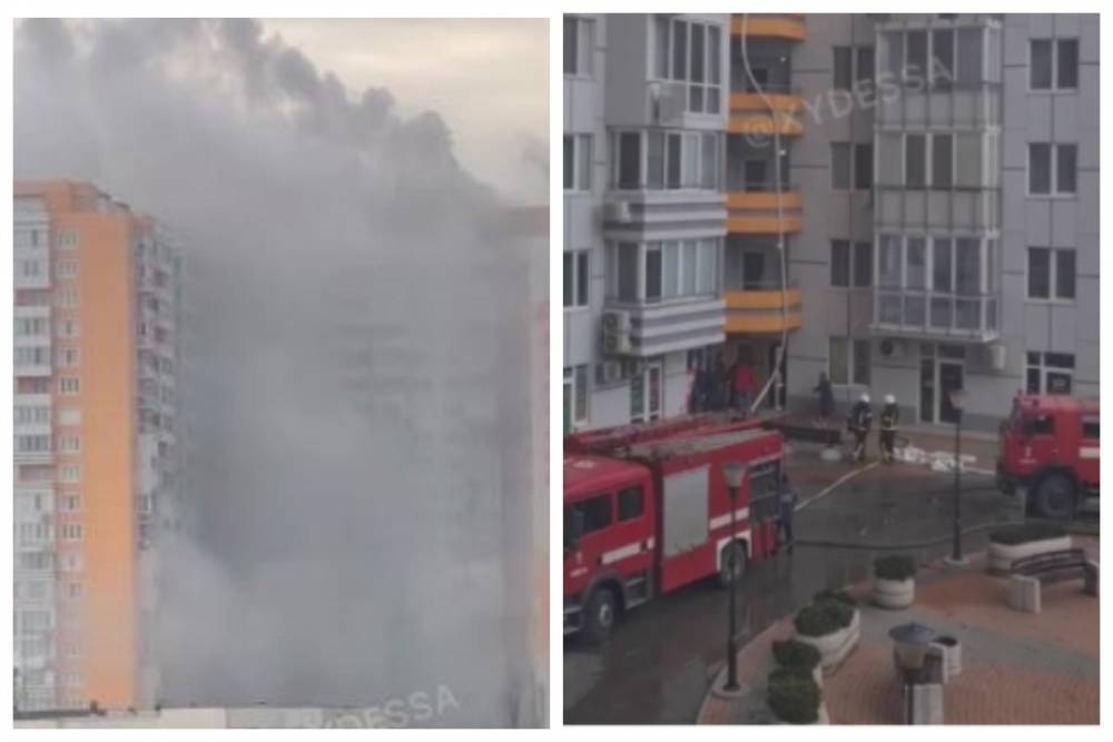 Как выглядит 25-этажный дом в Одессе после тушения пожара: последствия ЧП показали на видео