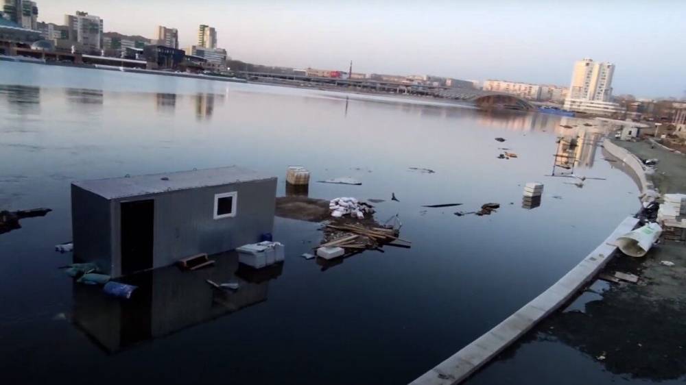 Разлив Миасса не повлияет на строительство набережной в Челябинске