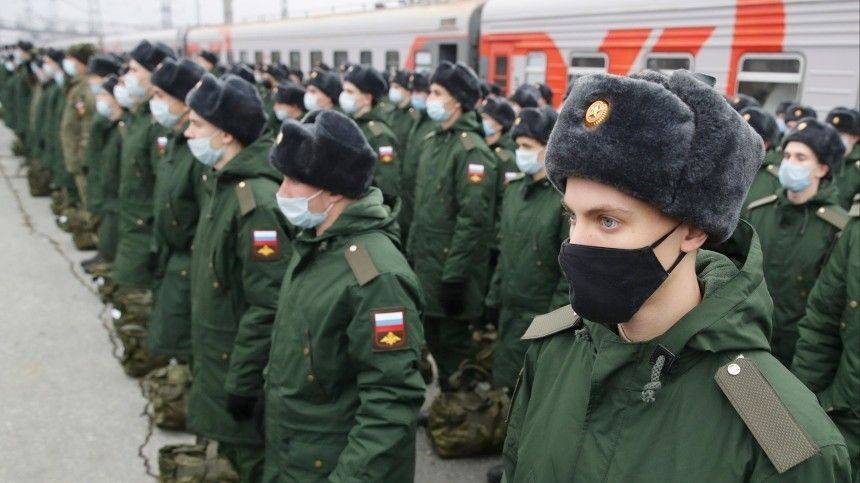 Отправка призывников в воинские части стартует в России