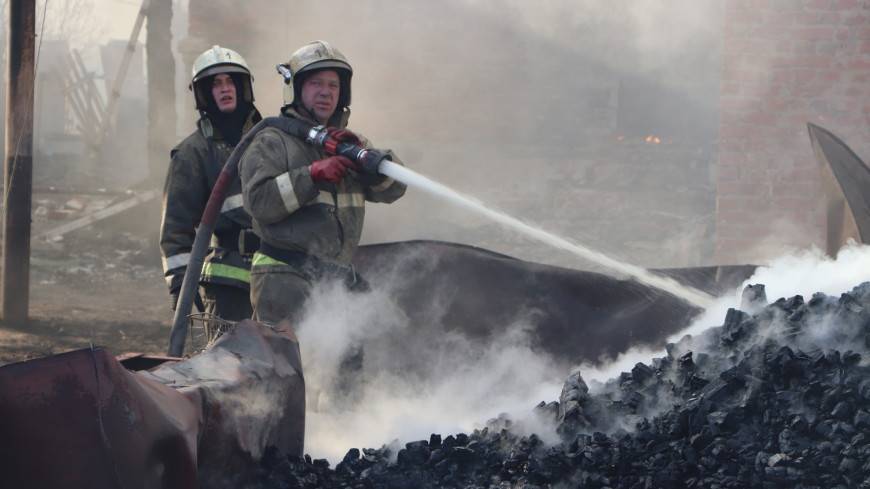 Пожар в здании депо завода «Милорем» под Тамбовом ликвидирован