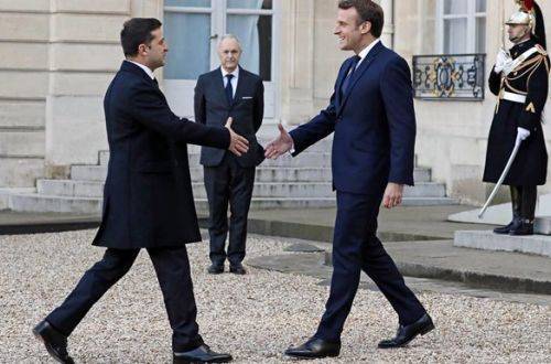 В Париже стартовала встреча Зеленского и Макрона