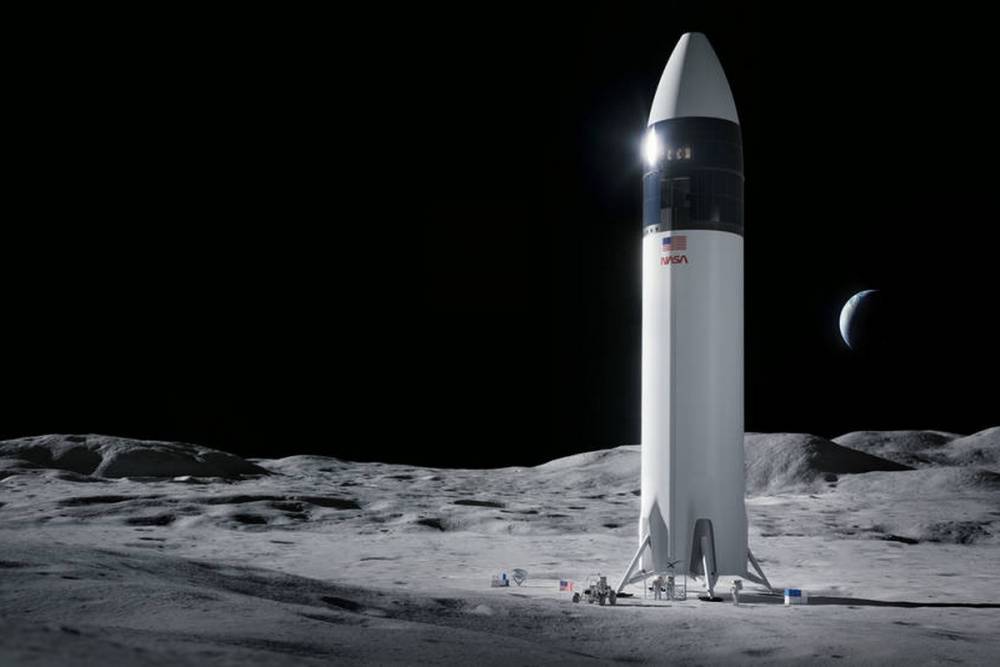 NASA выбрало корабль Starship для первой высадки человека на Луну в XXI веке