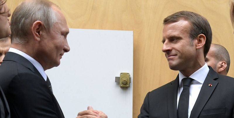 Встреча Зеленского и Макрона - президент Франции хочет встретиться с Путиным - ТЕЛЕГРАФ