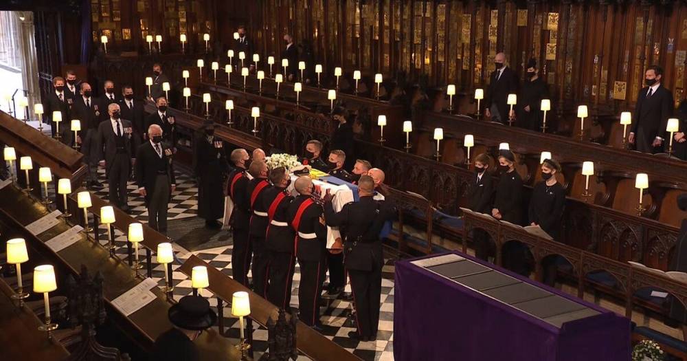 Похороны принца Филиппа: кто из королевской семьи пришел на церемонию прощания (видео)
