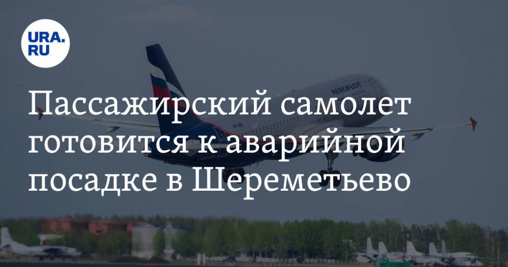 Пассажирский самолет готовится к аварийной посадке в Шереметьево