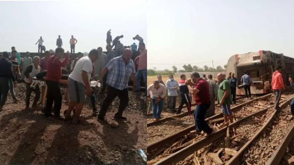 В Египте поезд сошел с рельсов: более сотни человек пострадали – видео