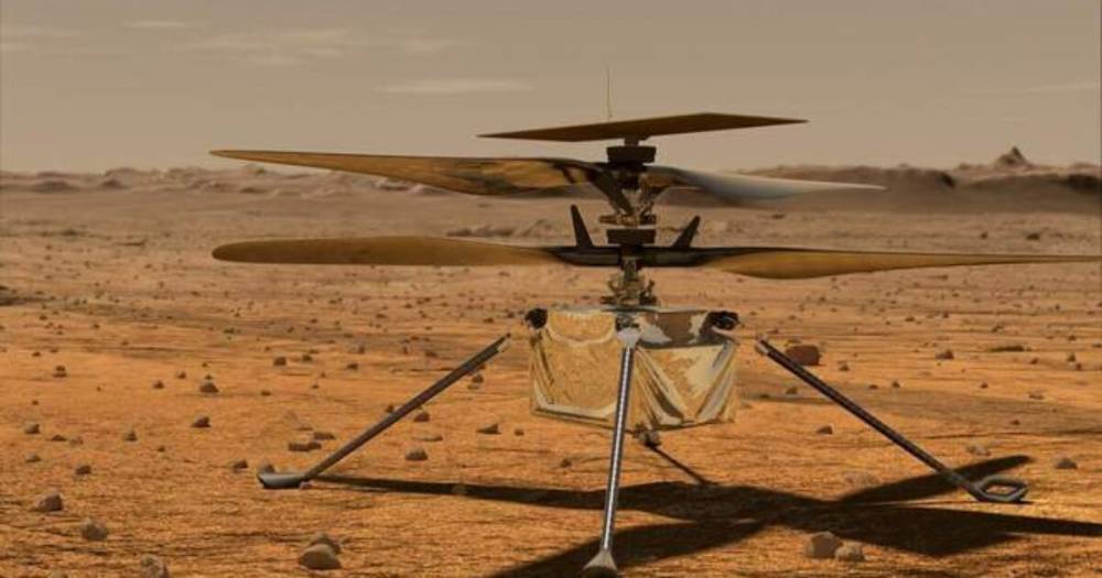 NASA впервые запустило вертолет на Марсе