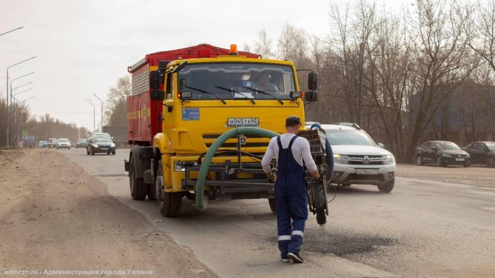 В Рязани отремонтировали более 17 000 квадратных метров дорог