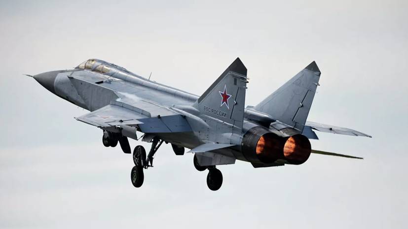 Российский МиГ-31 перехватил самолёты США и Норвегии над Баренцевым морем
