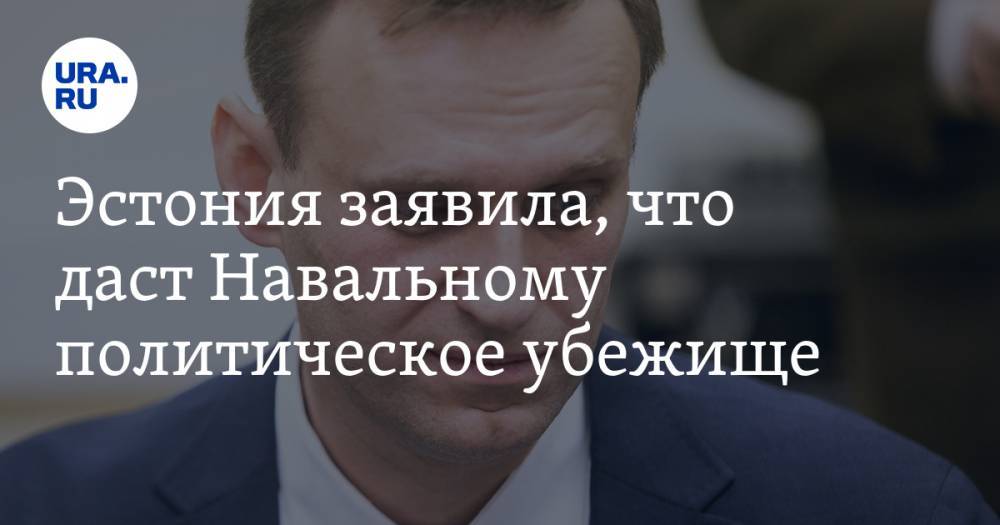 Эстония заявила, что даст Навальному политическое убежище