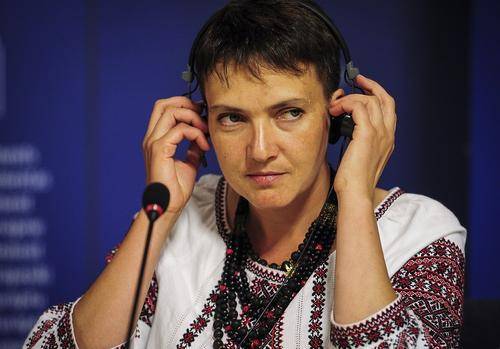 Надежда Савченко назвала «полномасштабную войну» решением конфликта России и Украины