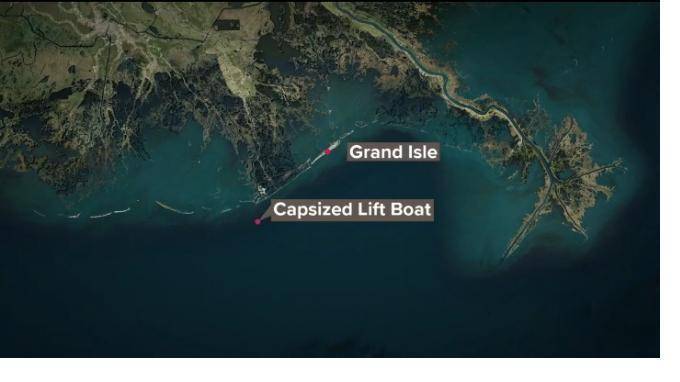 В Луизиане при опрокидывании судна погибли пять человек