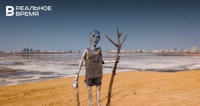 Соцсети: на берегу Казанки появился новый арт-объект