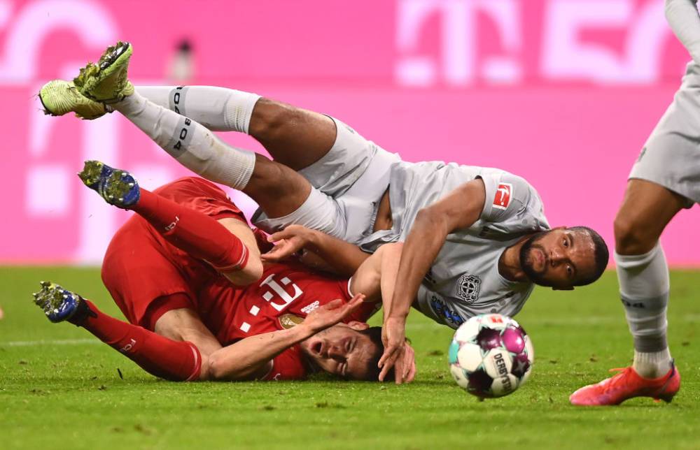 Бавария - Байер 2:0 видео голов и обзор матча чемпионата Германии