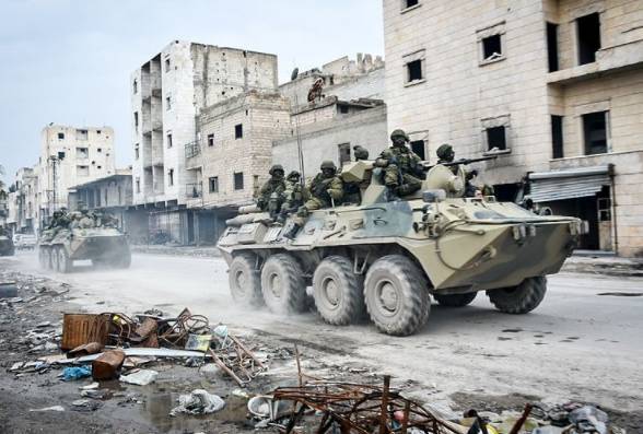 Российские военные оказались под обстрелом на севере Сирии