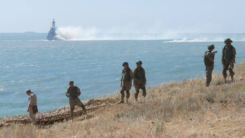 Видео масштабных учений российских военных в Крыму