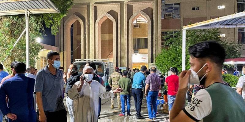 Пожар в коронавирусной больнице Багдад 24.04.2021 - 27 человека погибли, 46 пострадали, видео - ТЕЛЕГРАФ