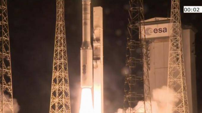 В Куру запустили ракету Vega со спутником для мониторинга Земли