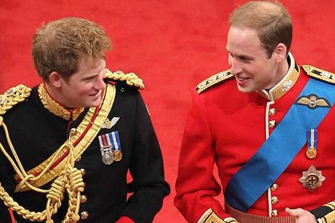 Принц Уильям остроумно пошутил над музыкальными способностями принца Гарри в день своей свадьбы с Кейт Миддлтон