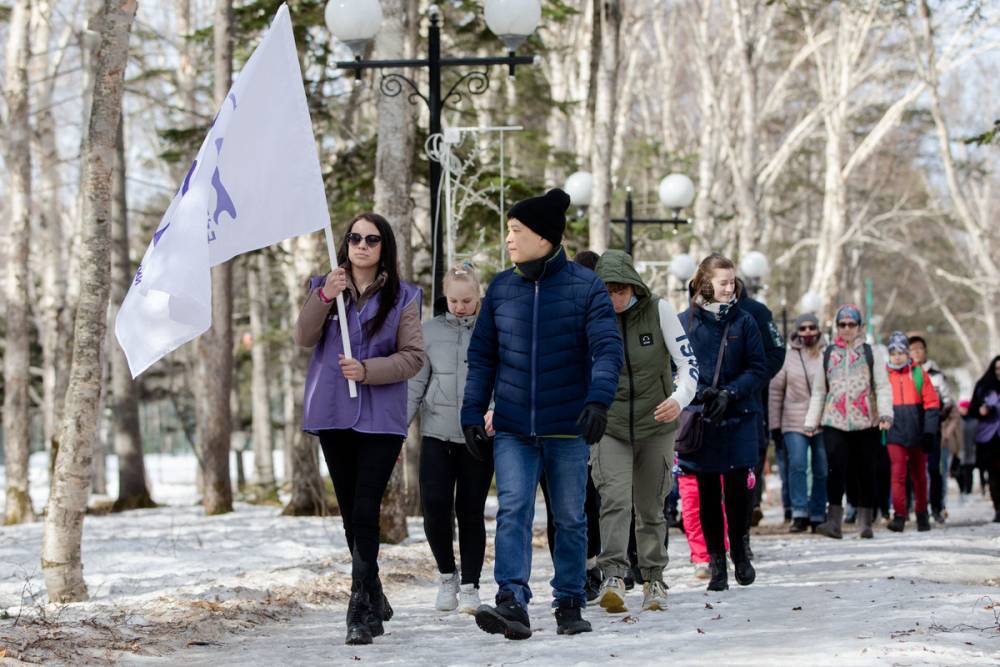 В Южно-Сахалинске открыли маршрут здоровья на 10 тысяч шагов