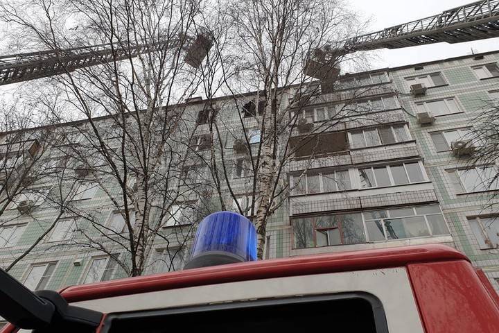 Пожар произошел на северо-востоке Москвы