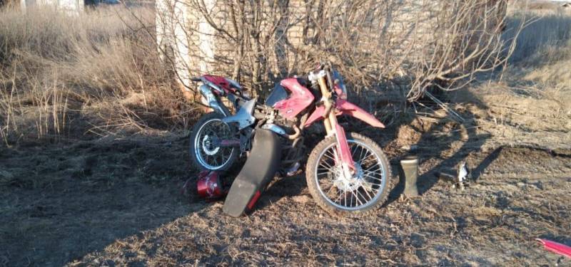 В Сараевском районе 16-летний мотоциклист получил травмы после столкновения с иномаркой