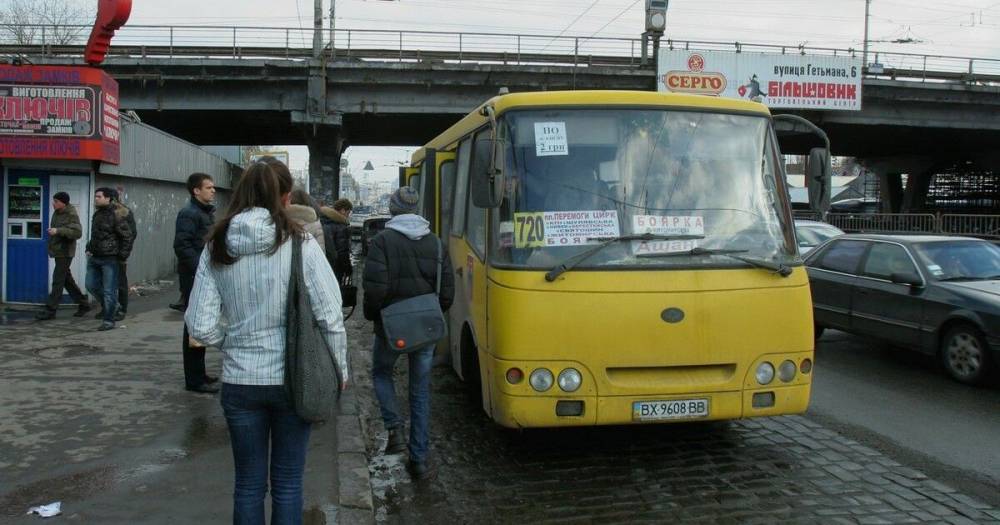 Водители маршруток в Киеве отказываются работать в условиях локдауна