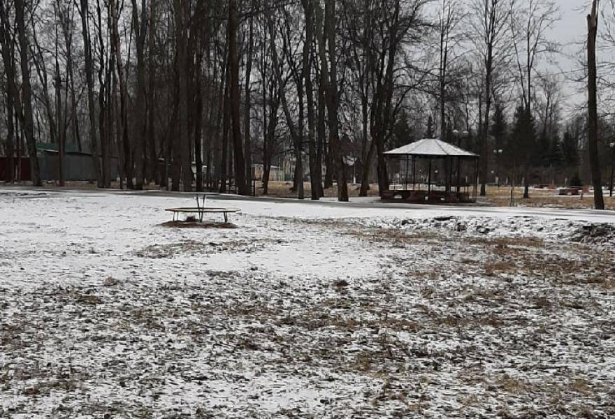 В районах Тверской области вновь выпал снег