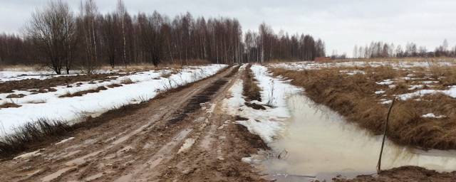 В Омской области из-за распутицы ввели ограничения на грунтовых дорогах