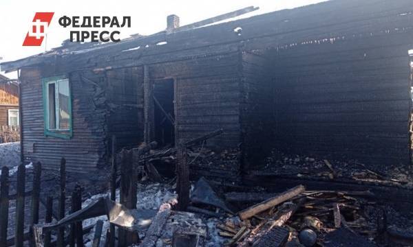 Двое детей погибли при пожаре в частном доме в Казачинско-Ленском районе