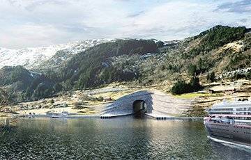 Норвегия начала строительство первого в мире тоннеля для крупных кораблей