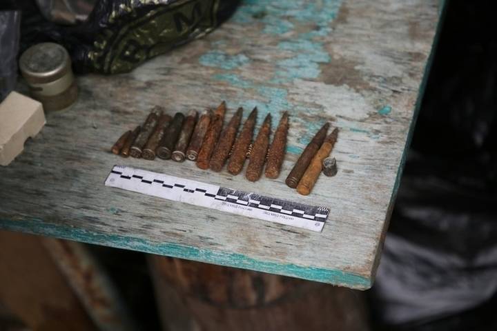 Коллекцию боеприпасов обнаружили полицейские в сарае у псковича