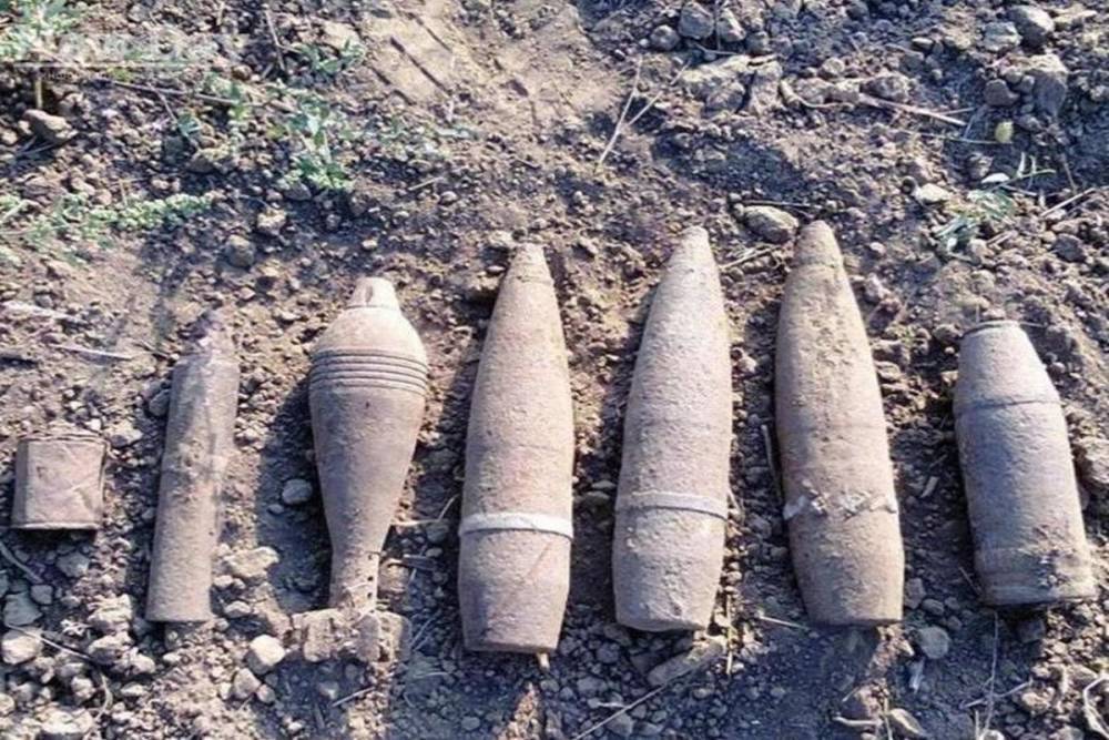 На территории Ростовской области нашли 15 мин и снарядов ВОВ