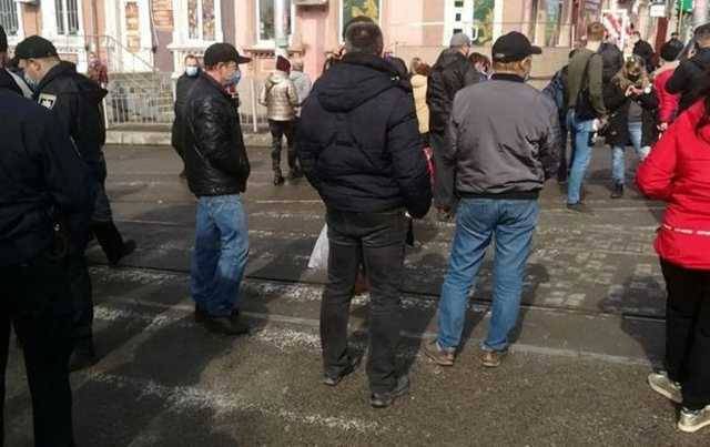 Протест против карантина в Запорожье: полиция возбудила дело