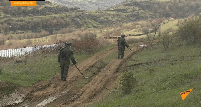 В Карабахе при содействии миротворцев ликвидировали аварию на газопроводе. Видео