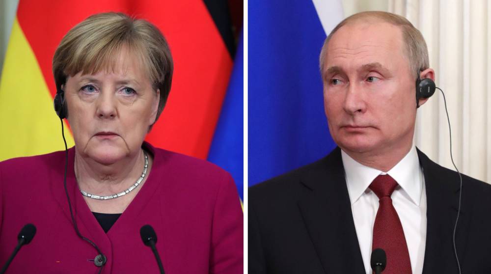 Во время телефонного разговора Путин дезинформировал Меркель о ситуации на Донбассе