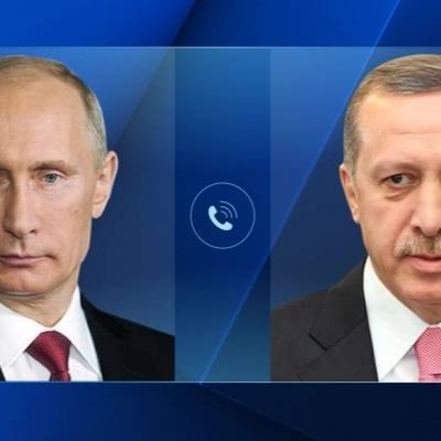 Путин провел телефонный разговор с турецким лидером Реджеп Тайипом Эрдоганом