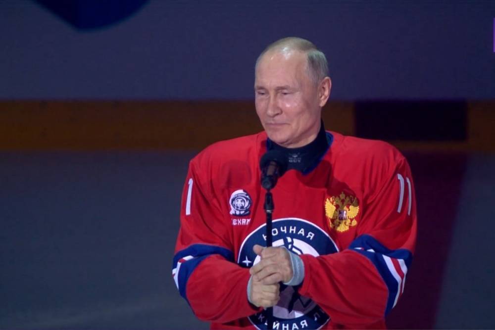 Хоккейная команда Путина победила в матче Ночной хоккейной лиги