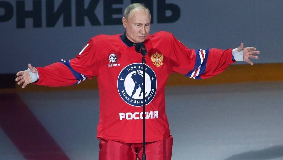 Путин снова доминировал в матче Ночной хоккейной лиги