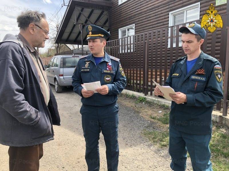 Садоводам Ленинского района Ульяновска напомнили правила пожарной безопасности
