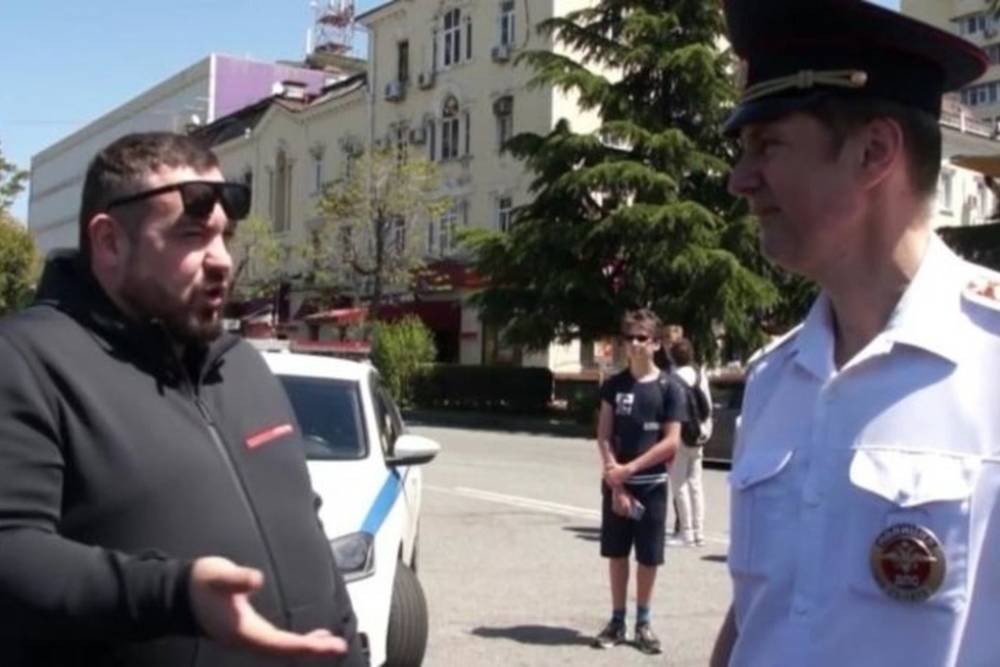 Эрика Давидовича остановили полицейские в Сочи